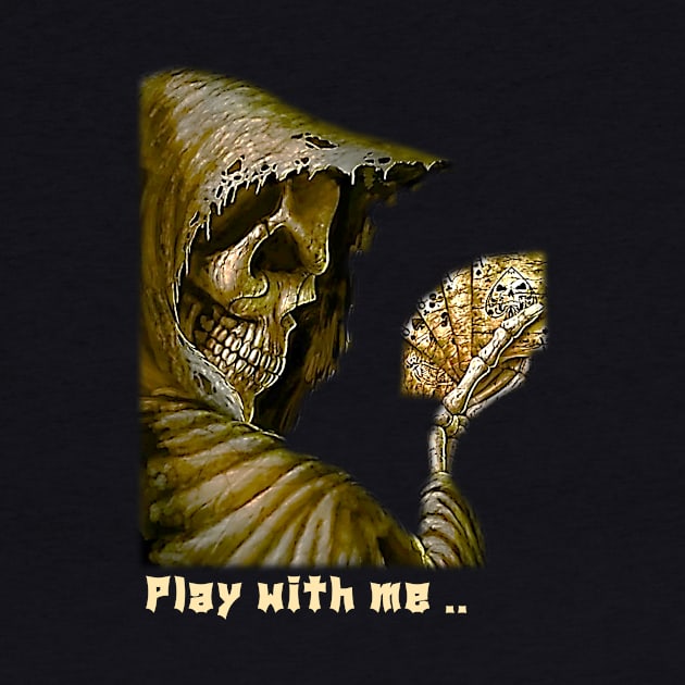 scary play with me t-shirt by Gemi 